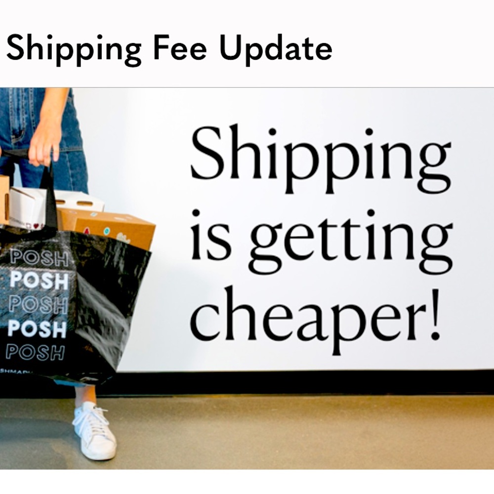 Poshmark Shipping Fee Update -USPS Priority Boxes and Bags no longer free to use